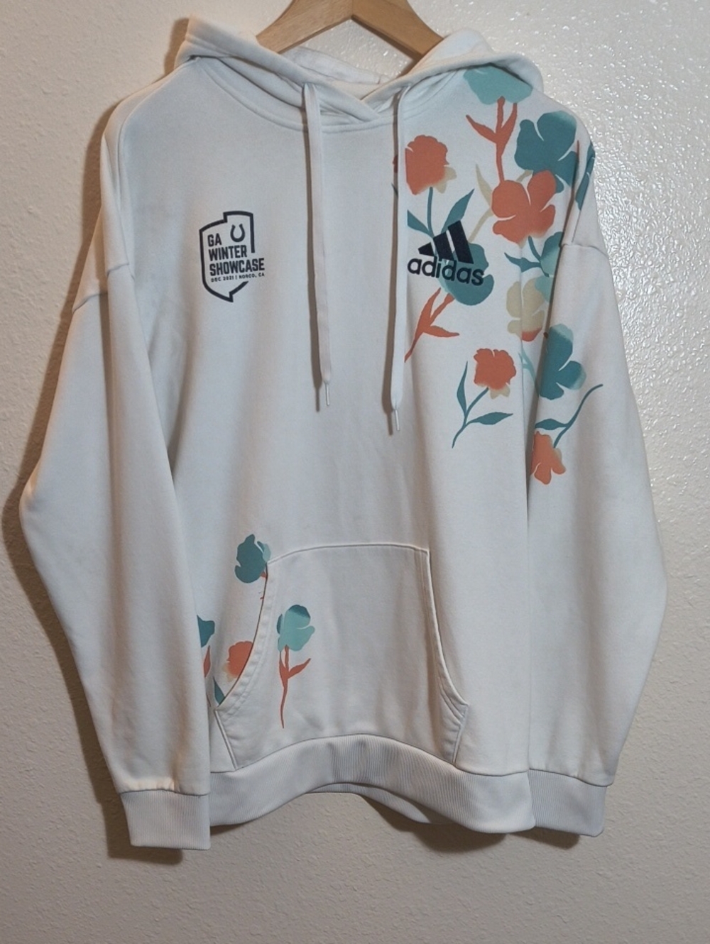 Adidas White Hoodie